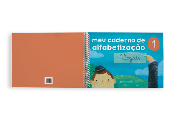 Meu caderno de alfabetização: volume 1