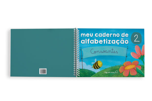 Meu caderno de alfabetização: volume 2