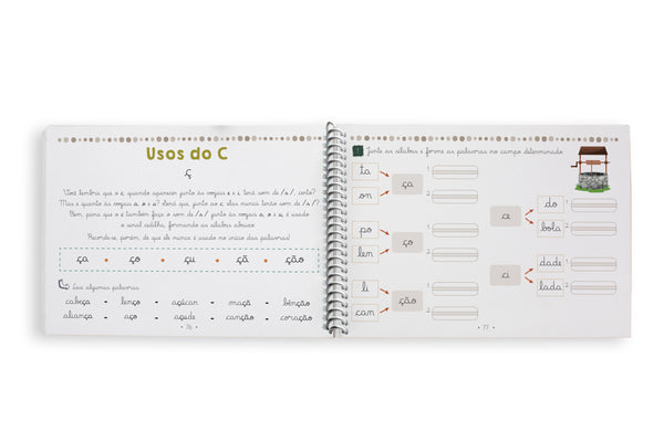 Programa de alfabetização "Meu caderno de alfabetização"